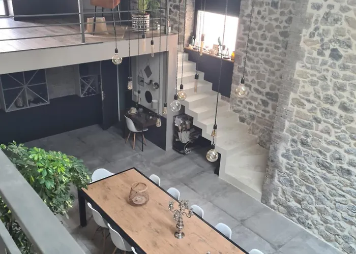 Grand Loft Avec Piscine Aux Portes Des Cevennes *